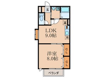 間取図 Ｕｌｕｐｕａ小野