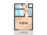 ルミエ－ル稲野 1Kの間取り