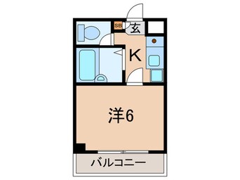 間取図 ルミエ－ル稲野