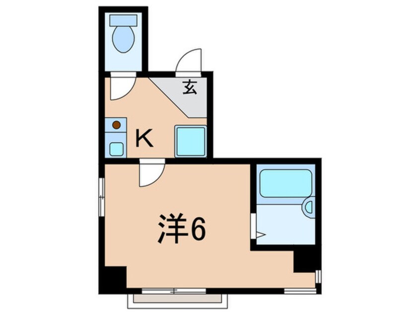 間取図 ルミエ－ル稲野