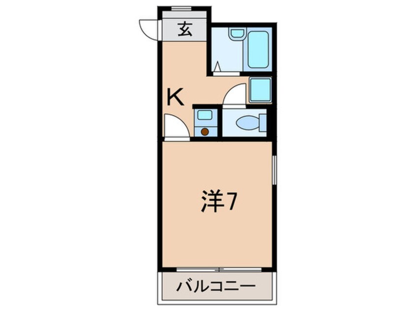 間取図 ルミエ－ル稲野