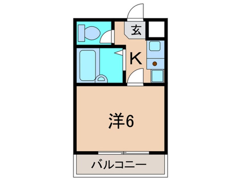 間取図 ルミエ－ル稲野