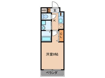 間取図 カスタリア京都西大路