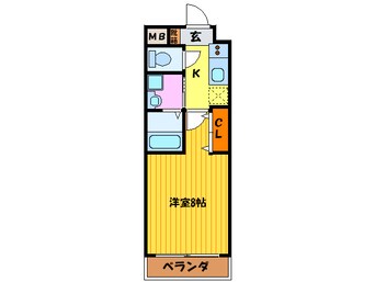 間取図 カスタリア京都西大路