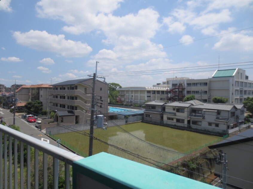 室内からの展望 中島マンション
