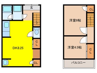 間取図 花屋敷戸建