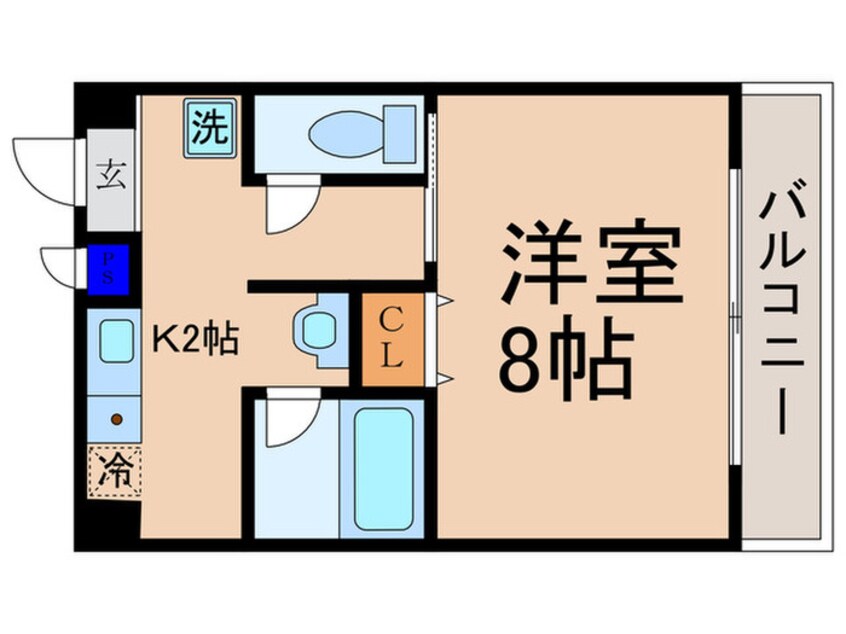 間取図 ＡＳＣＯＴＴ烏丸