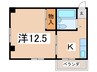 サンコーハイツ 1Kの間取り
