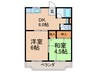中ノ山ハイツ 2DKの間取り