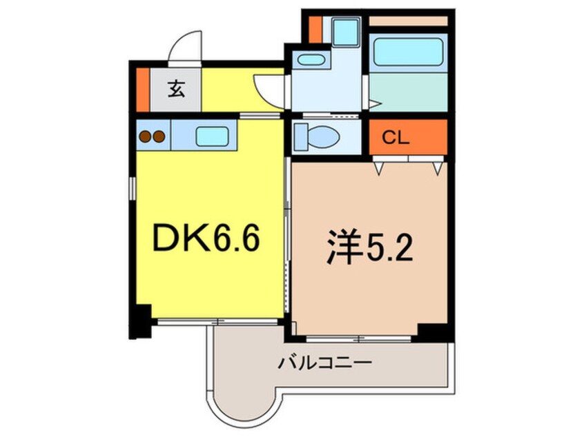 間取図 チェリ－ビュウ芦屋川