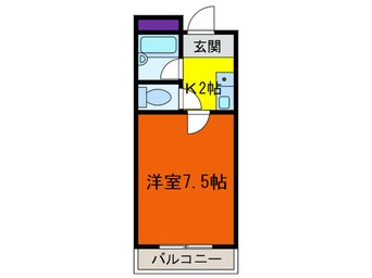 間取図 ウエストハッピ－