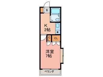 間取図 シャルム有利