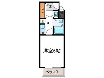 間取図 リエス北千里