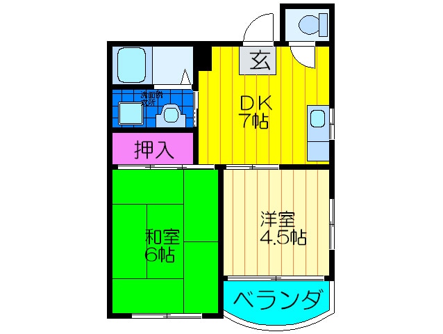 間取り図 ハイツ優