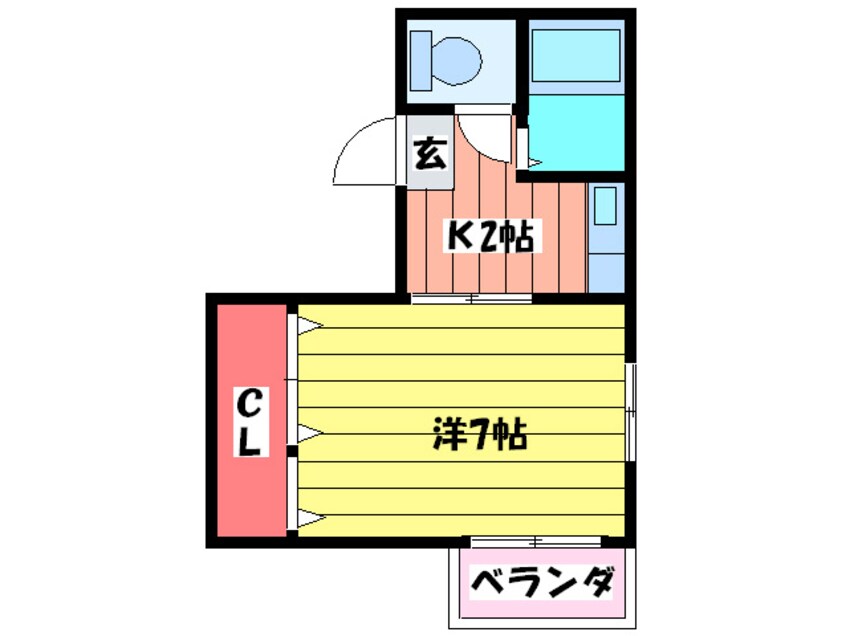 間取図 ハイツ優