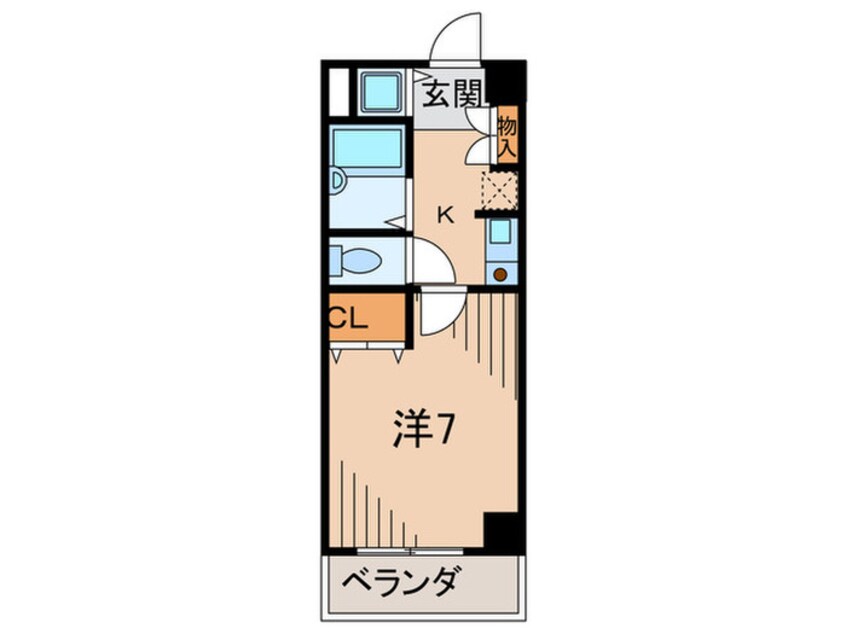 間取図 エスポワ－ル西宮