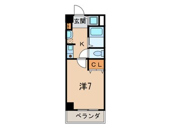間取図 エスポワ－ル西宮