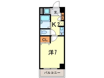 間取図 エスポワ－ル西宮
