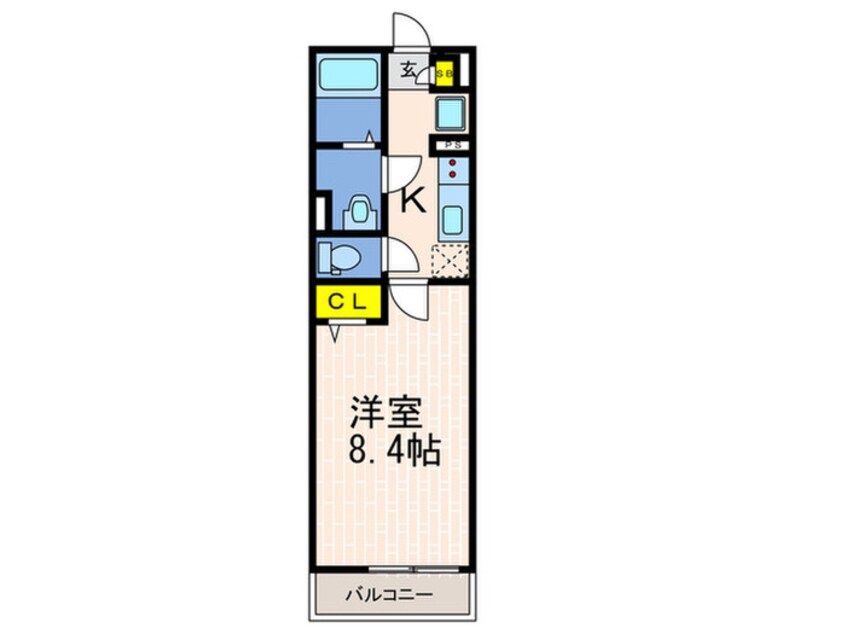間取図 リブリ・芦原通