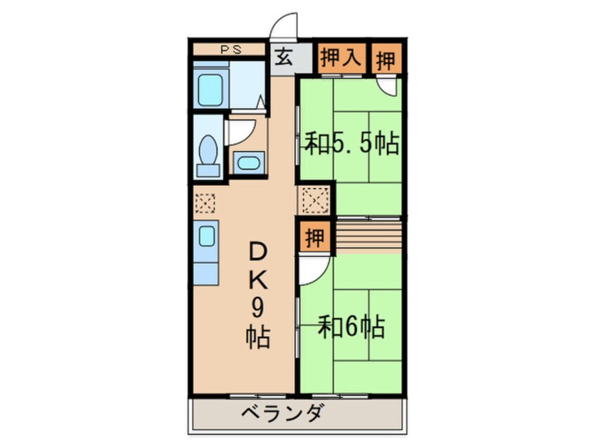間取図 マンション幸Ｃ棟