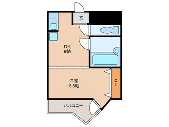 間取図 アクアシティｰ鶴見緑地