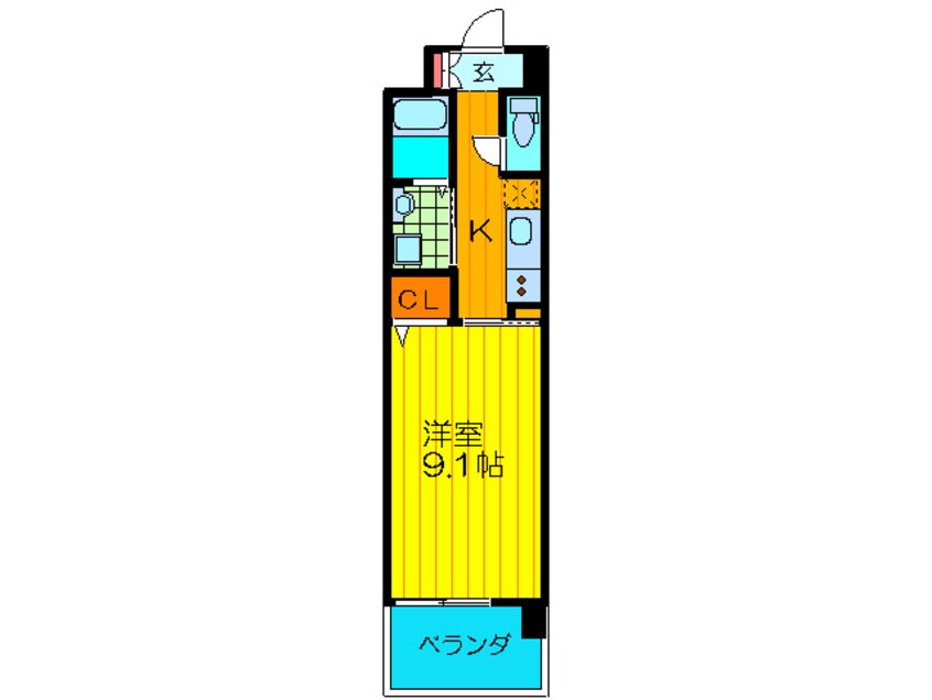 間取図 フットマ－ク清水