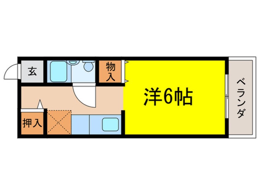 間取図 ラ・フォーレ池上