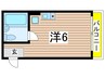 ＡＩＲＯＳＥ立花 1Rの間取り