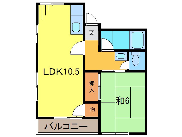 間取り図 リノ逆瀬川