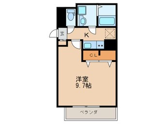 間取図 グレンディール　ティニー