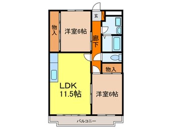間取図 フラワーパレス