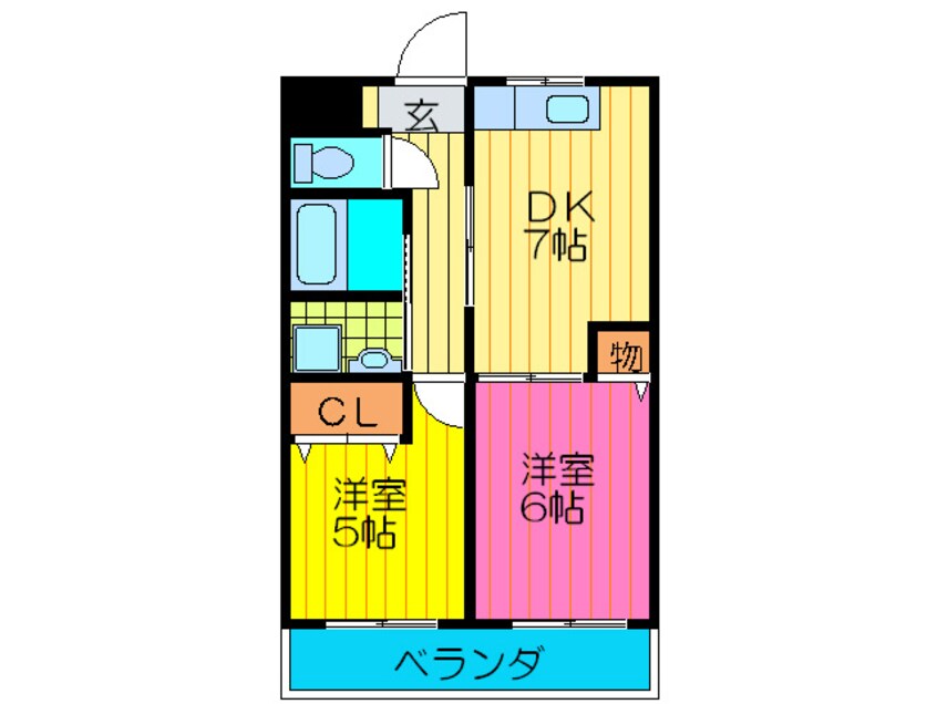 間取図 ミモザハイツ