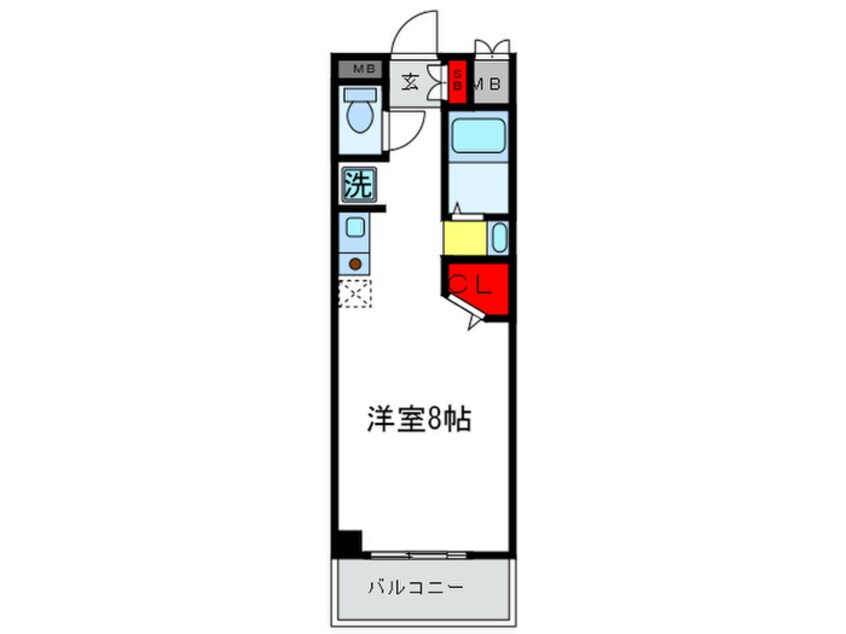 間取図 フレンテ靱公園