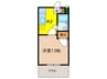 第１ハイツ早田 1Kの間取り
