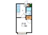 第１ハイツ早田 1Kの間取り
