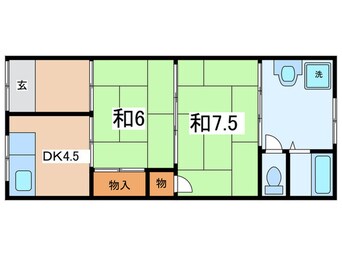 間取図 北井駅前住宅