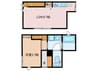 Ｔｅｒｒａｃｅ仏具屋町 1LDKの間取り
