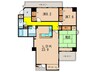 ソリオ東館(506) 3LDKの間取り