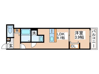 間取図 アーバンコート伝法