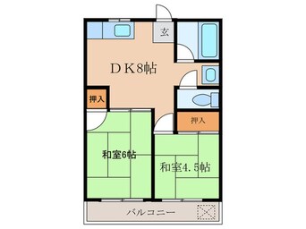 間取図 津川ハイツ