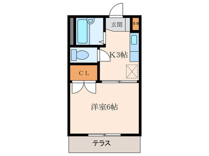 間取図 奥ハイツⅡ