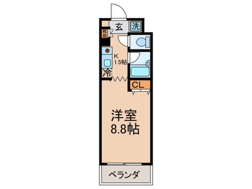 間取図 アイビーコート錦