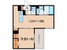 ＶＩＶＲＥ立花 1LDKの間取り