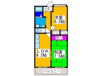 間取図 グランコートＳ