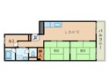 加島第1マンションの間取図