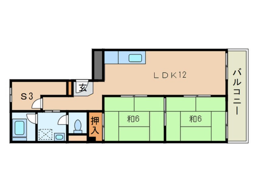 間取図 加島第1マンション