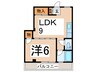松本マンション 1LDKの間取り