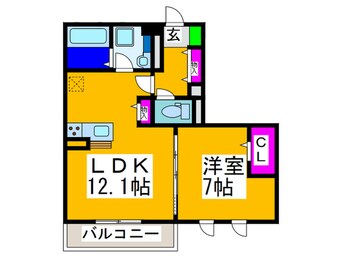 間取図 パラッツォ伏尾