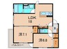 ミストラルコート 2LDKの間取り