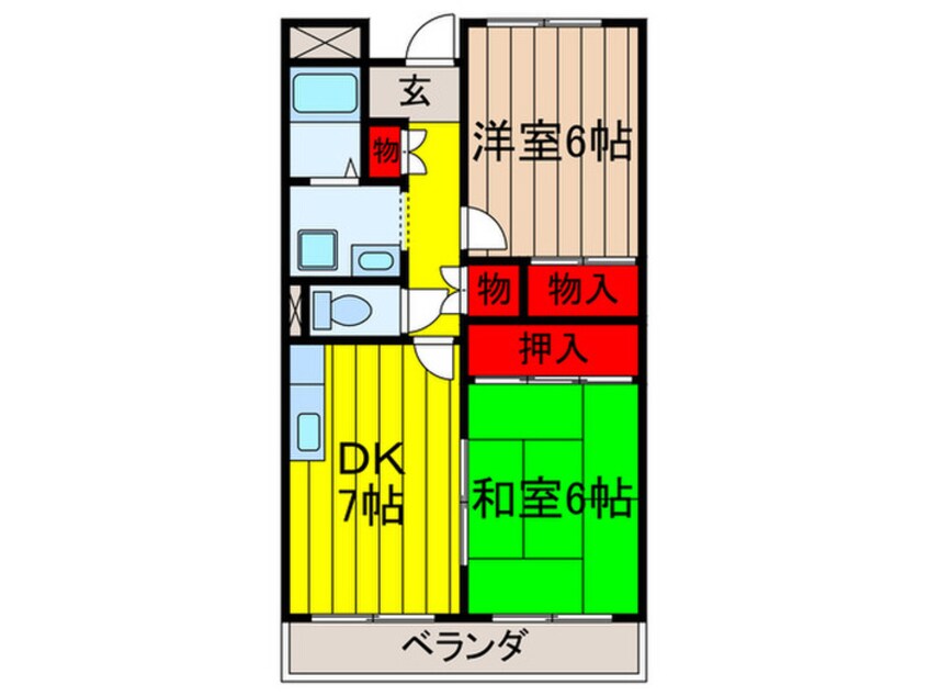 間取図 アドラブール古川橋